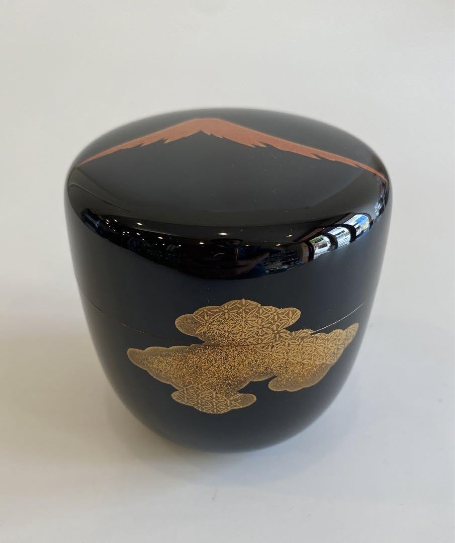 Amazon.co.jp: 輪島塗 富士に雲蒔絵大棗 誠志作 茶道具 グッズ